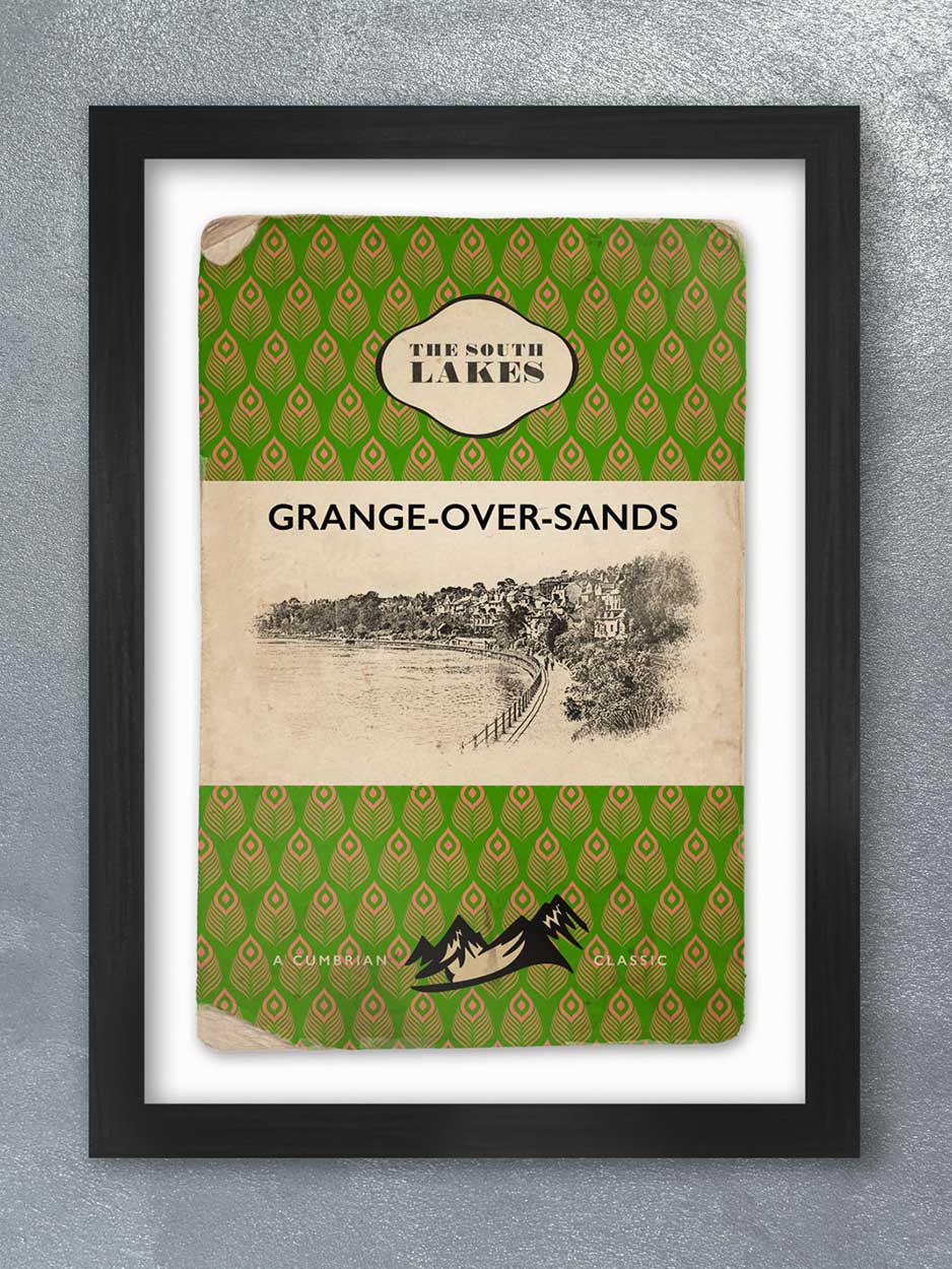 Grange-Over-Sands Cumbrian Classic - Vintage Lakes Poster Posters The Northern Line